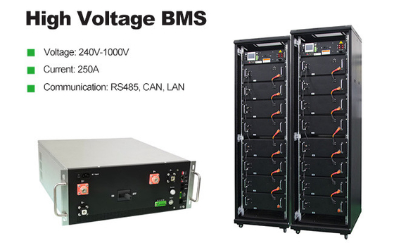 GCE BMS ad alta tensione per lLFP/NMC/LTO batterie 250A 4U sistema di gestione delle batterie per il sistema di stoccaggio dell'energia