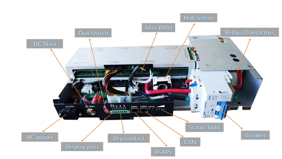 sistema di gestione parallelo 192V BMS della batteria al litio di 60S 50A BMS per BESS di UPS del pacchetto della batteria lifepo4