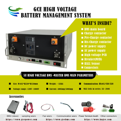 160S512V 400A Alta tensione BMS Sistema di gestione delle batterie BMS al litio BMS BMS per BESS UPS Batteria solare LiFePo4 al litio ESS