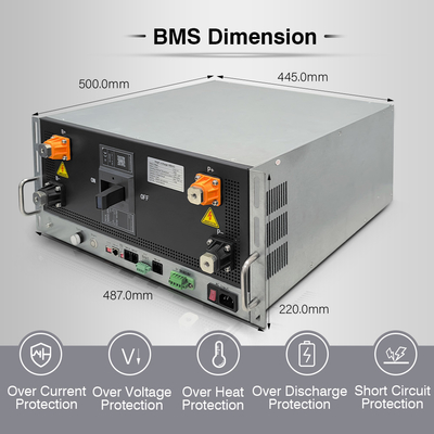 Alta tensione 272S870.4V 500A BMS Lifepo4 BMS Soluzione di stoccaggio a batteria HV BMS per ESS solare UPS Power LFP System Lifepo4 ESS