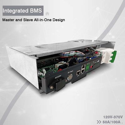 Integrated 40s Bms For Lifepo4 Batteria 128V 100A 50A Canbus Rs485