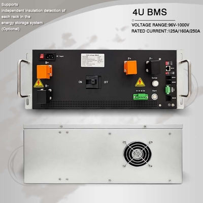 Sistema di stoccaggio dell' energia della batteria 160S, 512V 160A Sistema di gestione della batteria al litio Bms