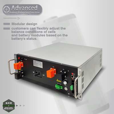 GCE BMS 768V 125A 4U Master BMS ad alta tensione Litio bilanciamento passivo 19 pollici BMS per la protezione del contattore UPS Relay