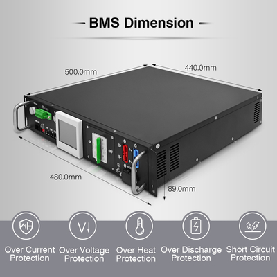 RS485 Lithium Battery Management System Bms 90S 288V 50A con 12S 15S 16S 24S BMU
