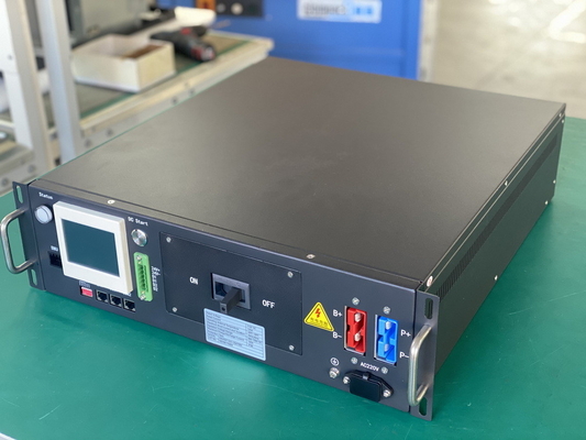 384V 125A Bms Alta tensione con 3U Box 3,5 pollici Display Rs485 CAN Comunicazione