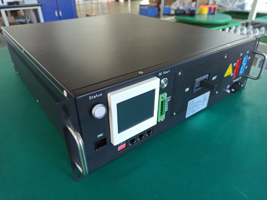 384V 125A Bms Alta tensione con 3U Box 3,5 pollici Display Rs485 CAN Comunicazione