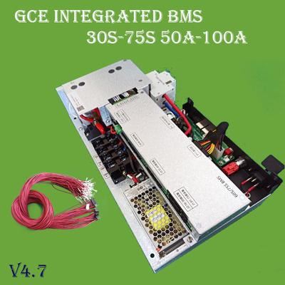 65S-75S 100A HV Bms Sistema di gestione della batteria Doppio alimentatore bilanciamento passivo